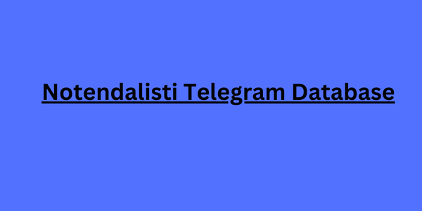 Notendalisti Telegram Database