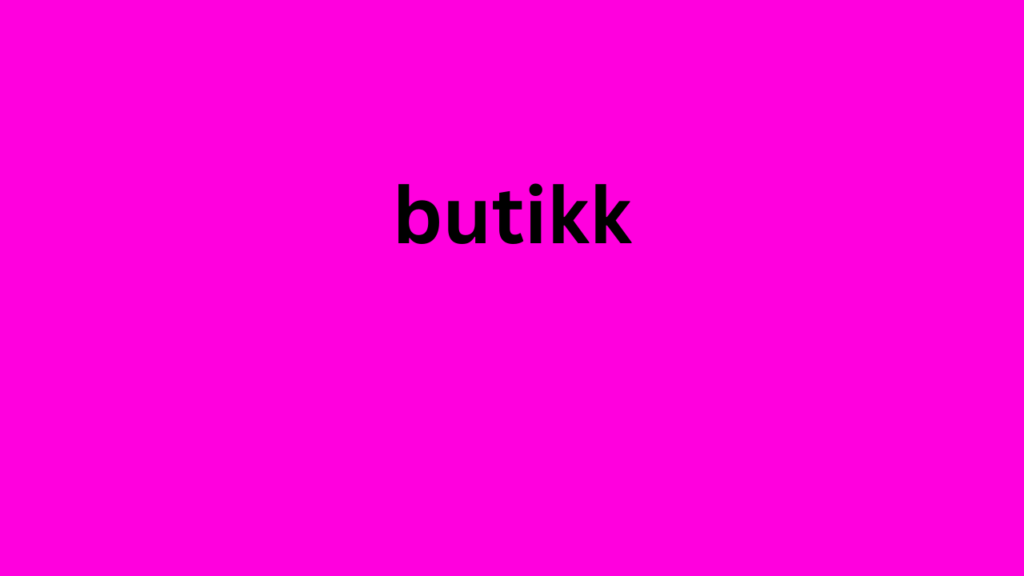 butikk