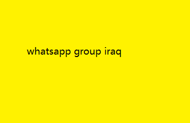 whatsapp group iraq