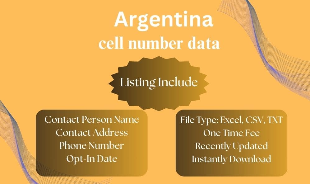 Argentina cell number data