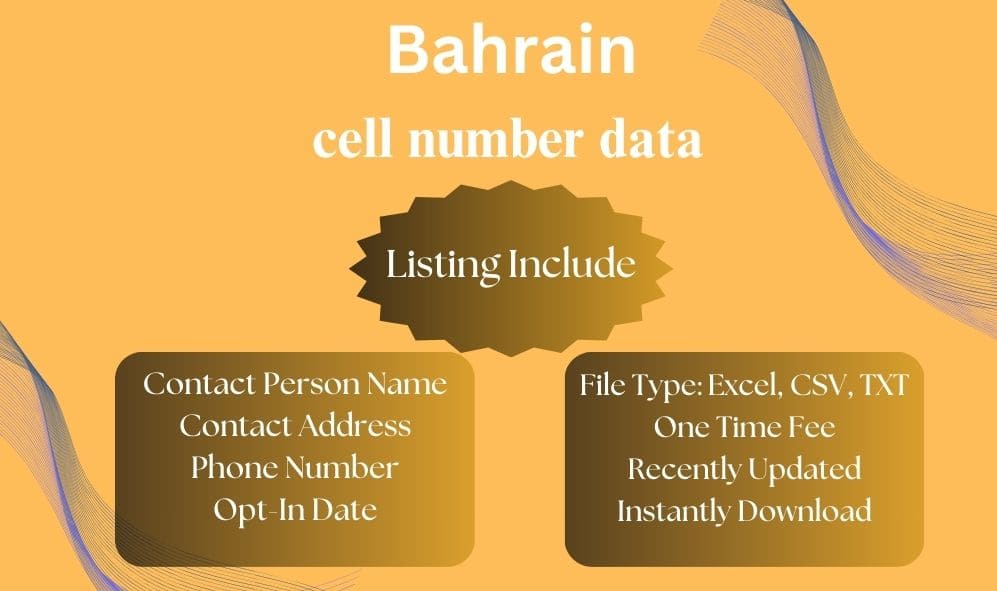 Bahrain cell number data