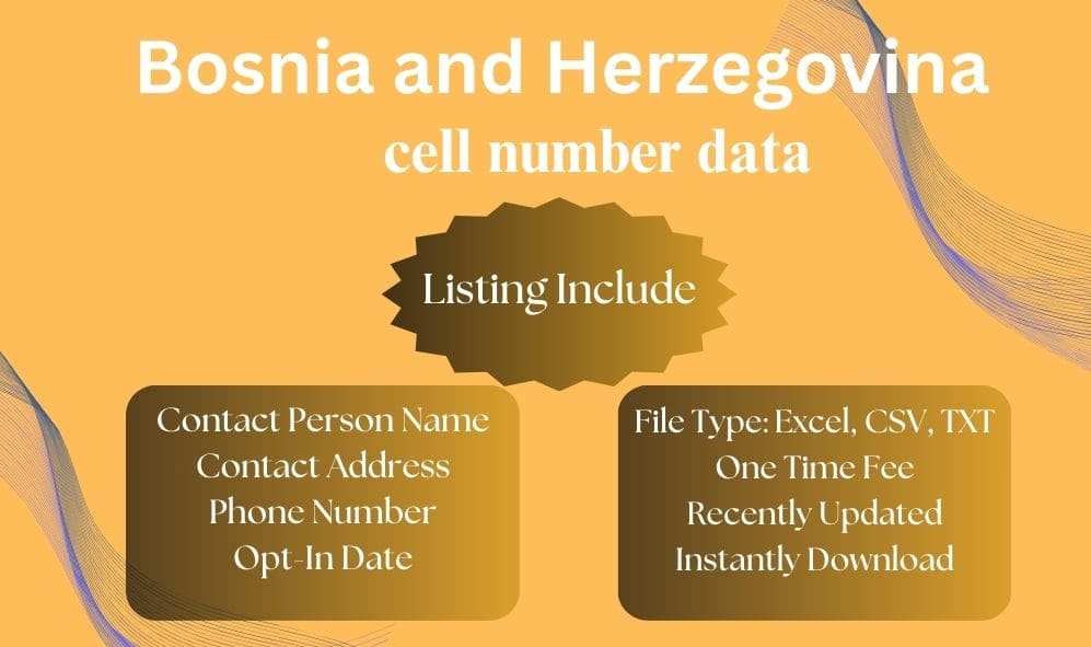 Bosnia And Herzegovina cell number data