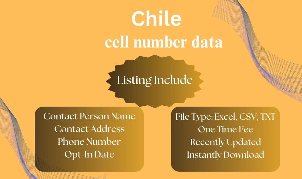 Chile cell number data