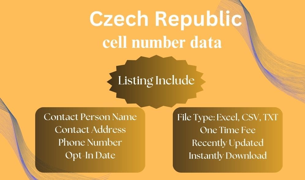 Czech Republic cell number data