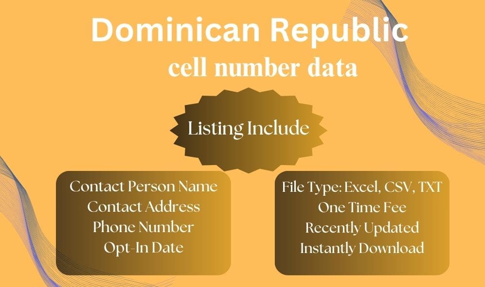 Dominican Republic cell number data